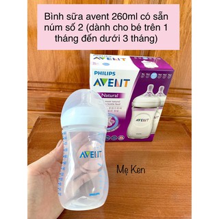 BÌNH SỮA PHILIPS AVENT NATURAL - Mẹ Ken
