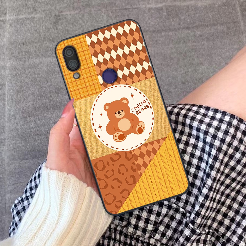 Ốp lưng Xiaomi REDMI NOTE 7 happy day, gấu bear dễ thương - BỀN - ĐẸP -BAO GIÁ TOÀN THỊ TRƯỜNG