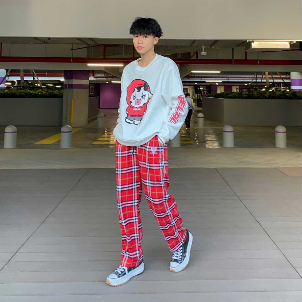 Quần Plaid Pants
