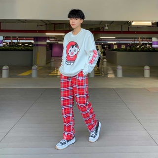 Quần Plaid Pants
