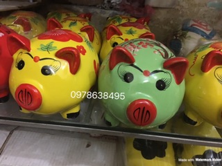 Heo đất gốm sứ Bát Tràng