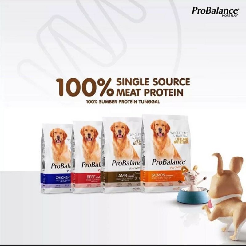 Thức ăn hạt cho chó lớn, chó nhỏ mọi lứa tuổi ProBalance bao lớn 15kg