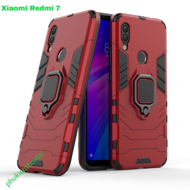 Ốp lưng Redmi Note 12 / Note 11T Pro / Poco X4 GT / Redmi 7 chống sốc Iron Man Iring cao cấp siêu bền giá đỡ xem phim