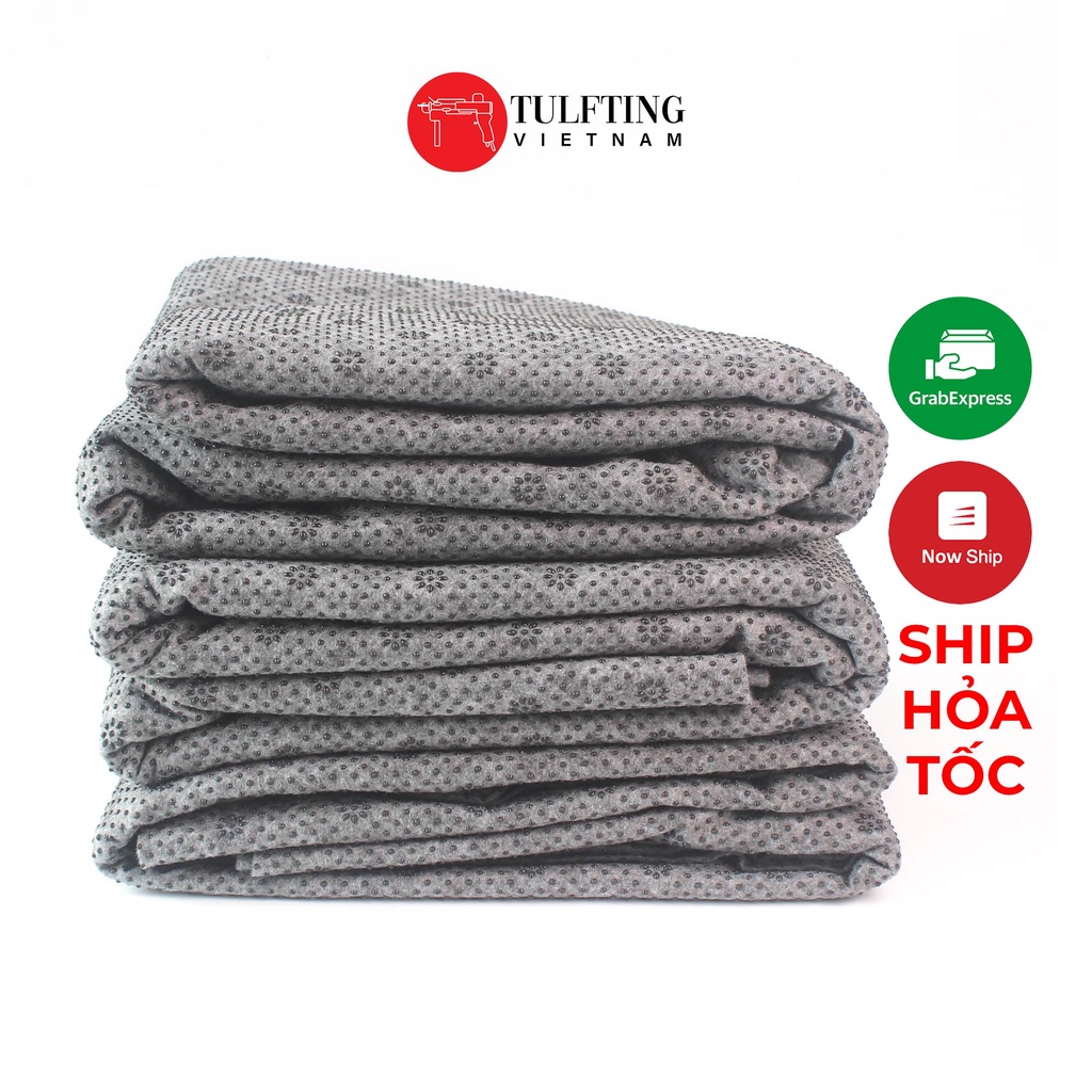 Vải dạ lót có họa tiết cao su chống trượt, dùng lót thảm tufting handmade kích thước lớn | Anti Slip rug fabric
