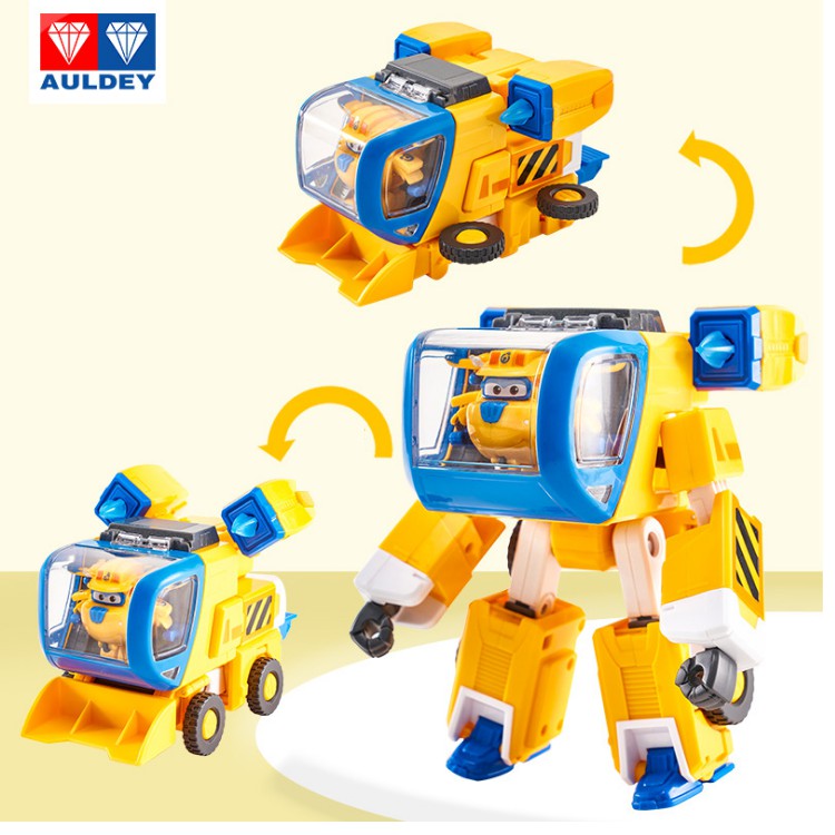 Super wings Robot biến hình kết hợp siêu xe cứu hộ Donnie Xây dựng nâng cấp mô hình cỡ lớn đội bay siêu đẳng