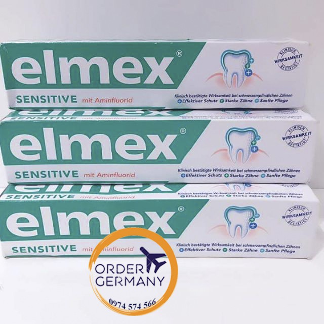 Kem đánh răng Elmex Sensitive  (set đôi)