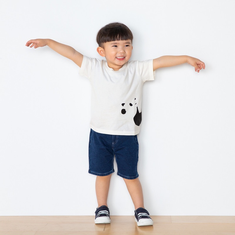 Muji Áo Thun In Họa Tiết Vải Jersey Cotton Ấn Độ-Em Bé