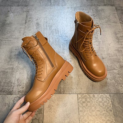 Boots da cổ cao khuy sườn ulzzang