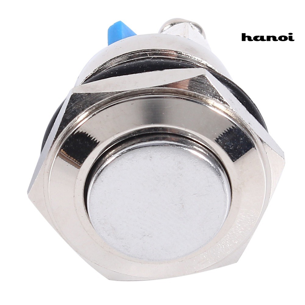 Công tắc nhấn bật/tắt chống nước cho xe hơi 12V 16mm