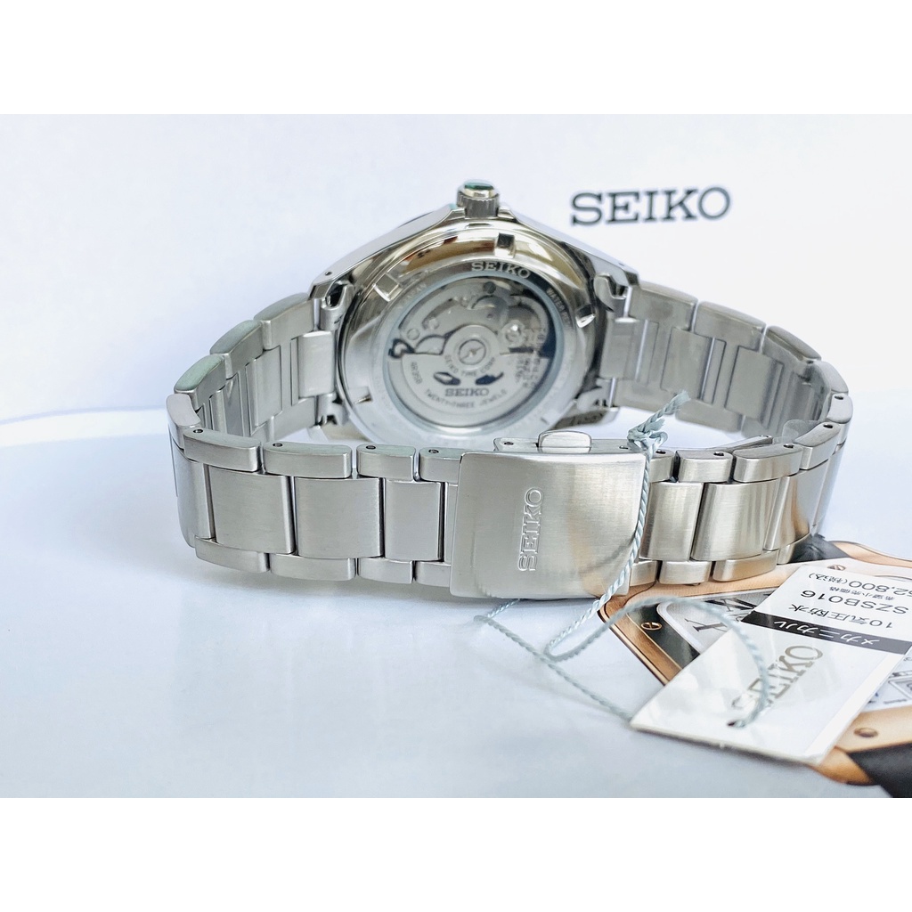 Đồng Hồ Nam SEIKO Spirit Automatic Sport Blue SZSB016 Chính Hãng Tặng Dây Da Cao Cấp