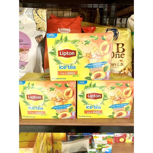 Trà Lipton Đào Hoà Tan-224g