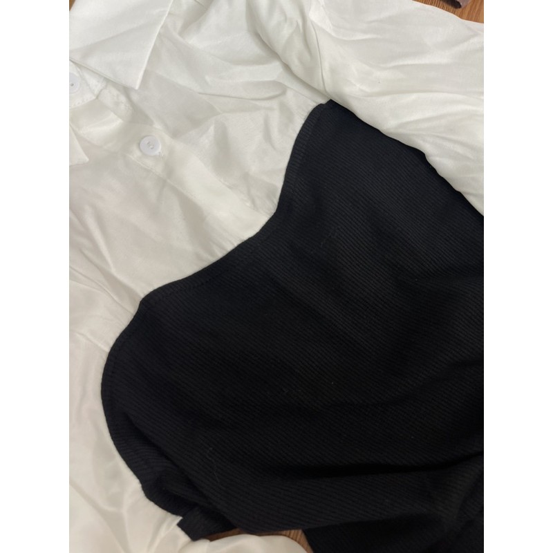 Áo sơ mi vạt xoè 2 dáng tay ngắn và tay dài | BigBuy360 - bigbuy360.vn