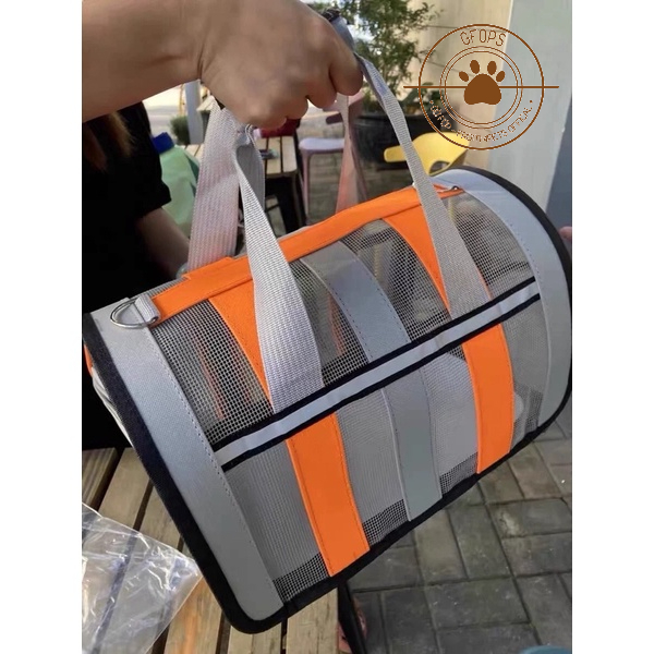 [Rẻ vô địch]Túi lưới vận chuyển thú cưng siêu thoáng có phản quang - 4pets official