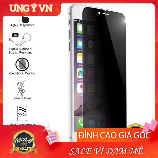 Kính Cường Lực Chống Nhìn Trộm Full iPhone 6/6plus/7/7plus/8/8plus/X/Xsmax