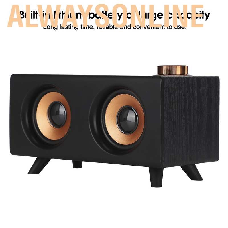 Loa Không Dây Kết Nối Bluetooth Âm Thanh Hifi Phong Cách Retro