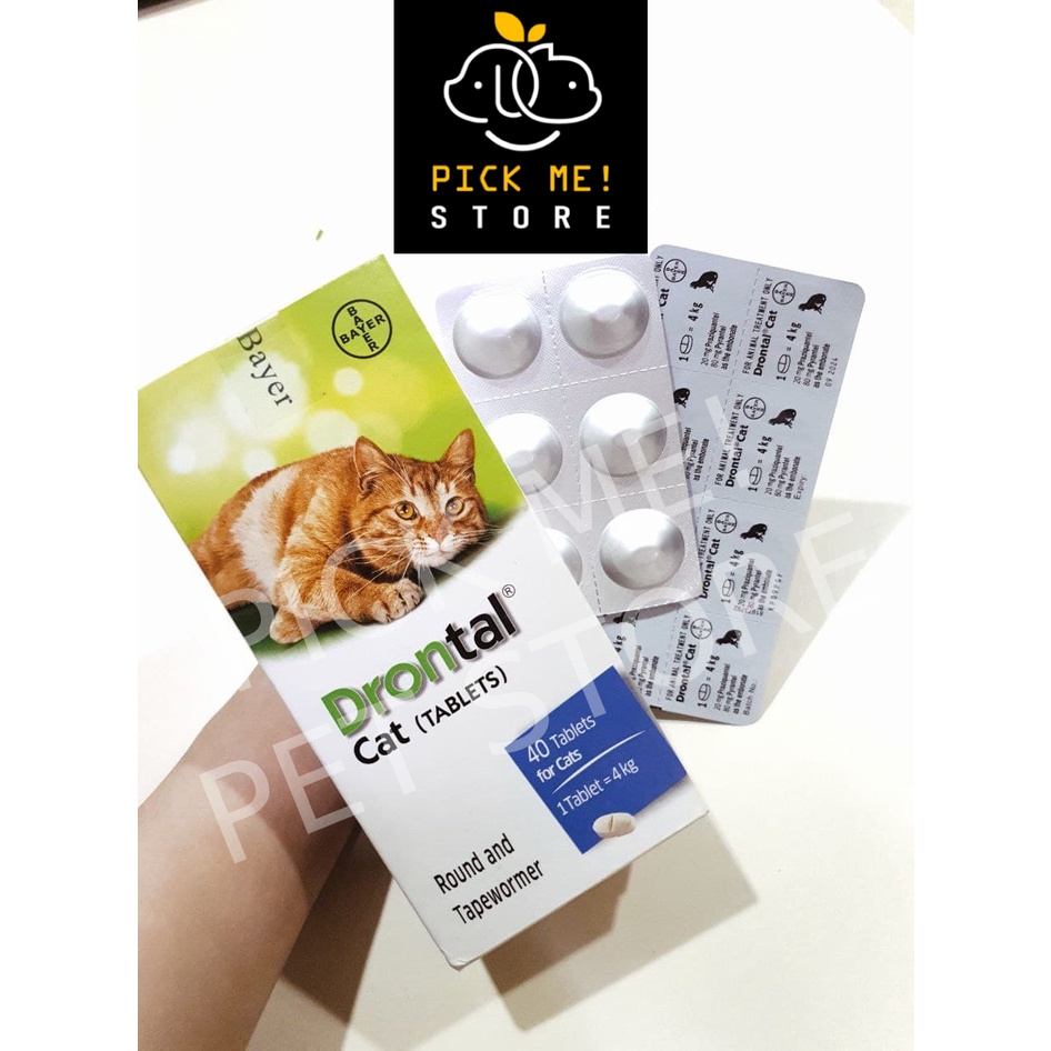 [1 Viên] Xổ Giun Cho Mèo Drontal Cat 😻😻