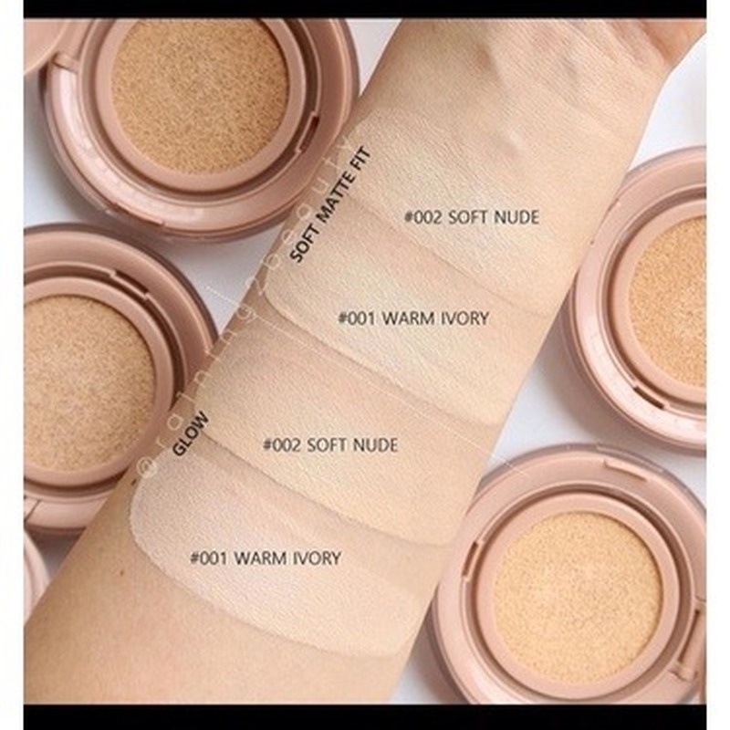 Phấn Nước 3CE Tông Lì Che Khuyết Điểm Tự Nhiên Lâu Trôi