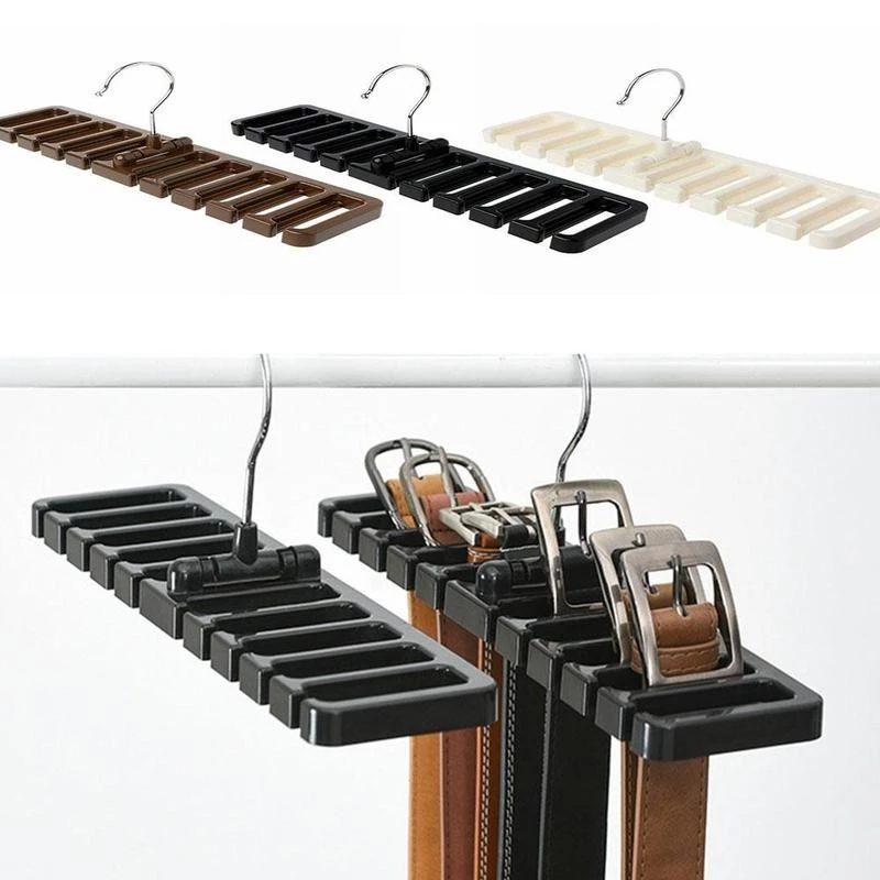 1pc Giá đỡ Lưu Trữ Thắt Lưng Lớn Giá Treo Cà Vạt Kệ Treo Khăn Lụa Hoàn Thiện Cà Vạt Cho Tủ Quần áo Gia đình Người Giữ Tủ