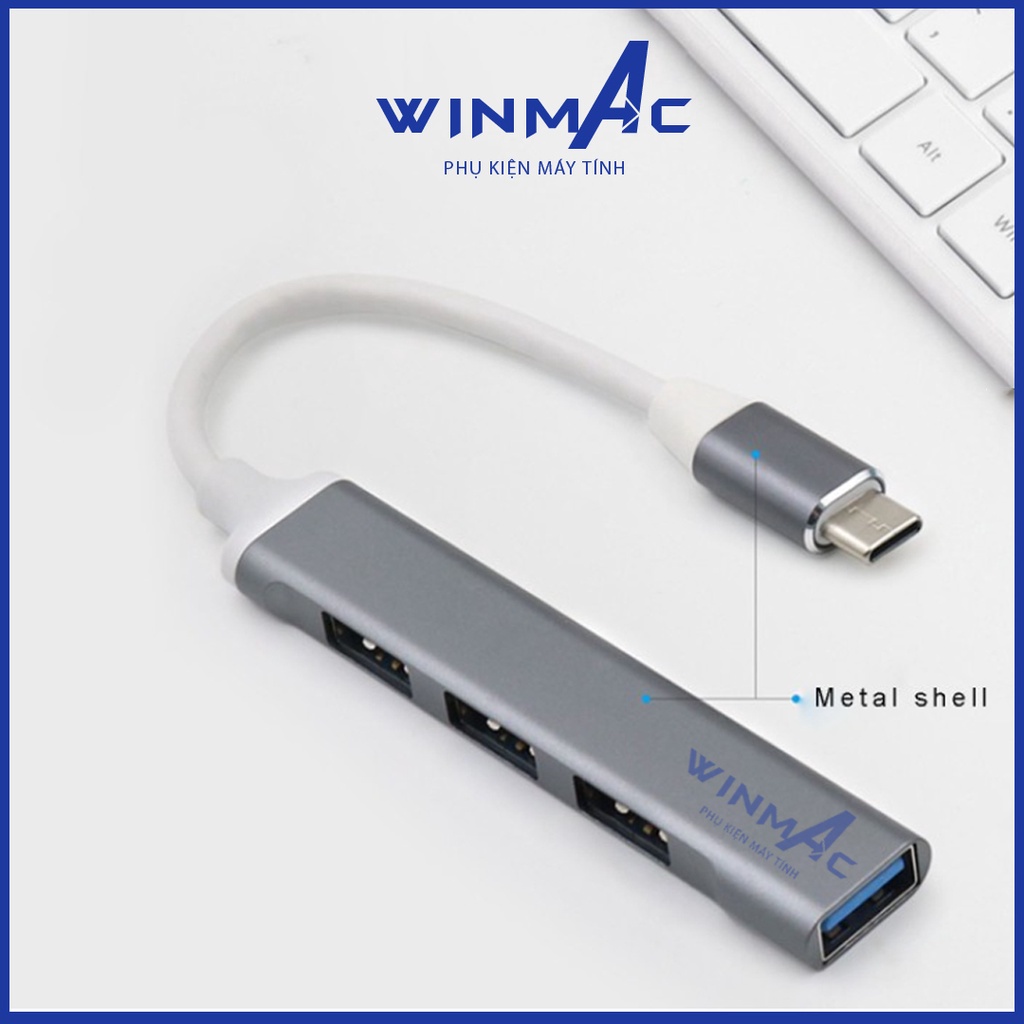 Hub Chuyển Đổi Macbook Type C sang 4 cổng USB - Winmac | BigBuy360 - bigbuy360.vn