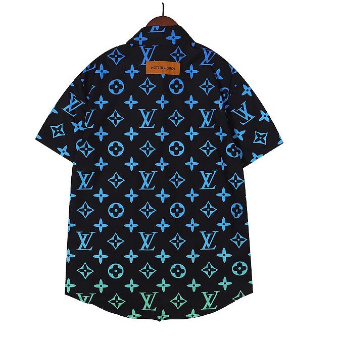 Áo Sơ Mi Cotton Ngắn Tay In Họa Tiết Thời Trang Cá Tính