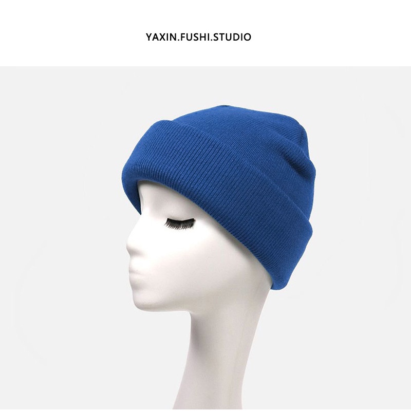 Mũ len nam nữ Ulzzang Beanie trơn Nón len giữ ấm thời trang thu đông phong cách hàn quốc