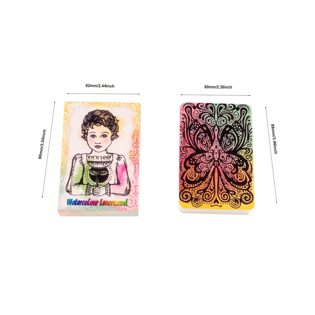 Bộ Bài Watercolour Lenormand T17