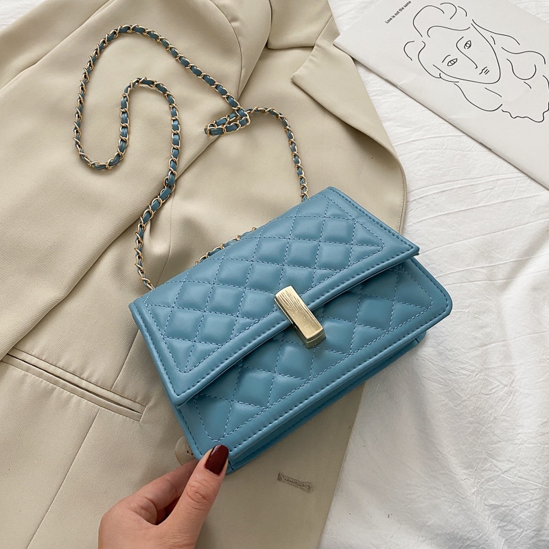 Túi Đeo Vai/Đeo Vai Họa Tiết Hình Thoi Đơn Giản Phong Cách Phương Tây Thời Trang