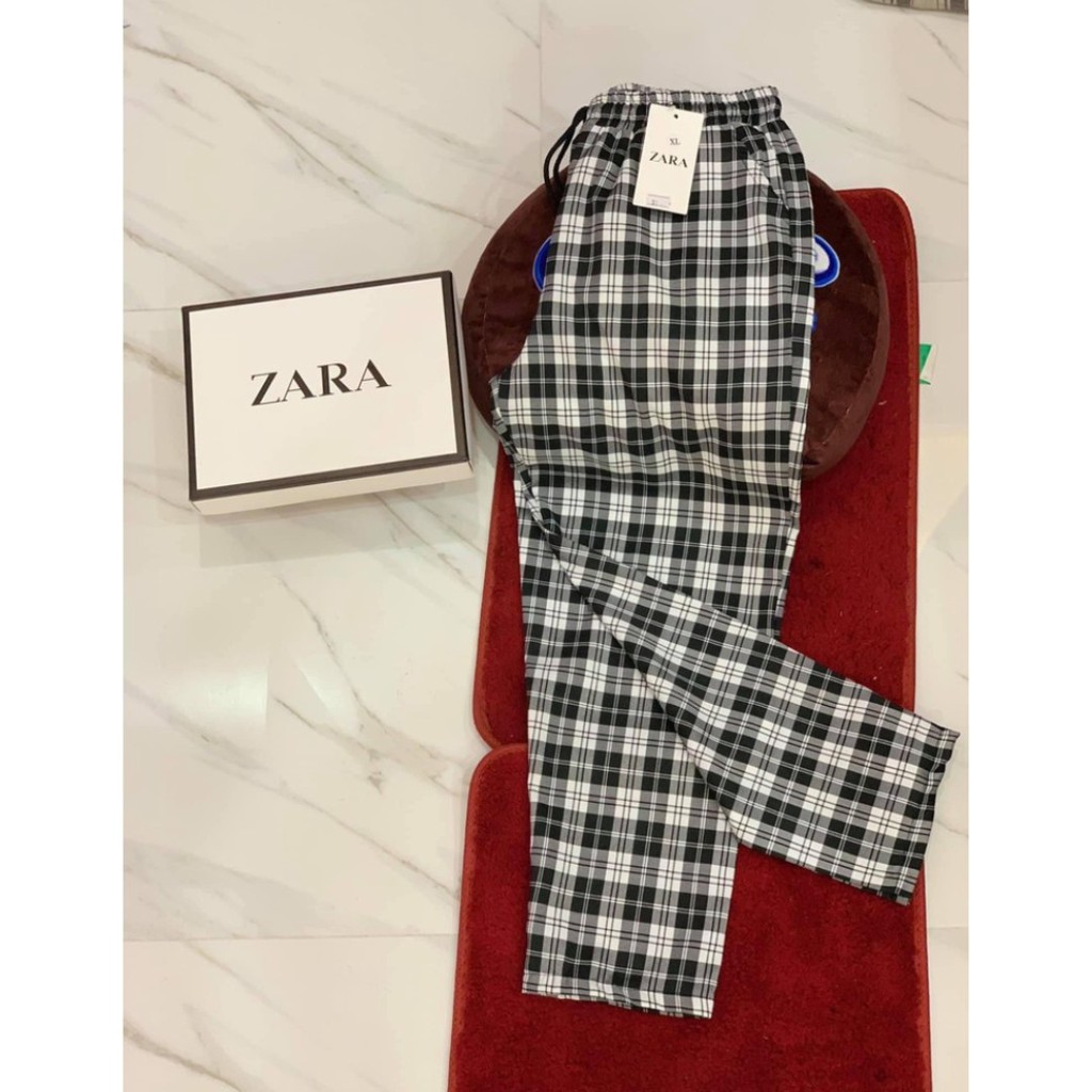Quần baggy  caro kẻ đũi nữ chất đẹp dáng chuẩn vảo mền mịn cạp cao co 4 màu đen vàng trắng be