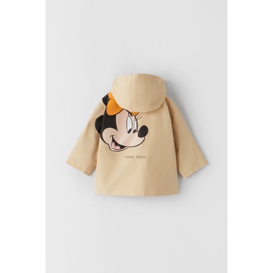 Áo TrenchCoat Gió Bé Gái Hoodie Minnie Be Cát ZR