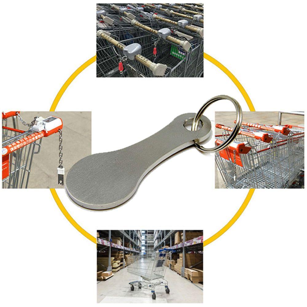DARNELL Móc Khóa Xe Đẩy Mua Sắm Đa Năng Bằng Hợp Kim Nhôm