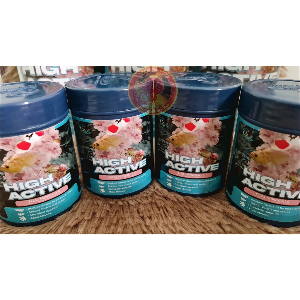 HIGH ACTIVE Khoáng Chất Giúp Cá Sung,Giảm Stress,Lên Màu Đẹp. Hàng Thái Lan