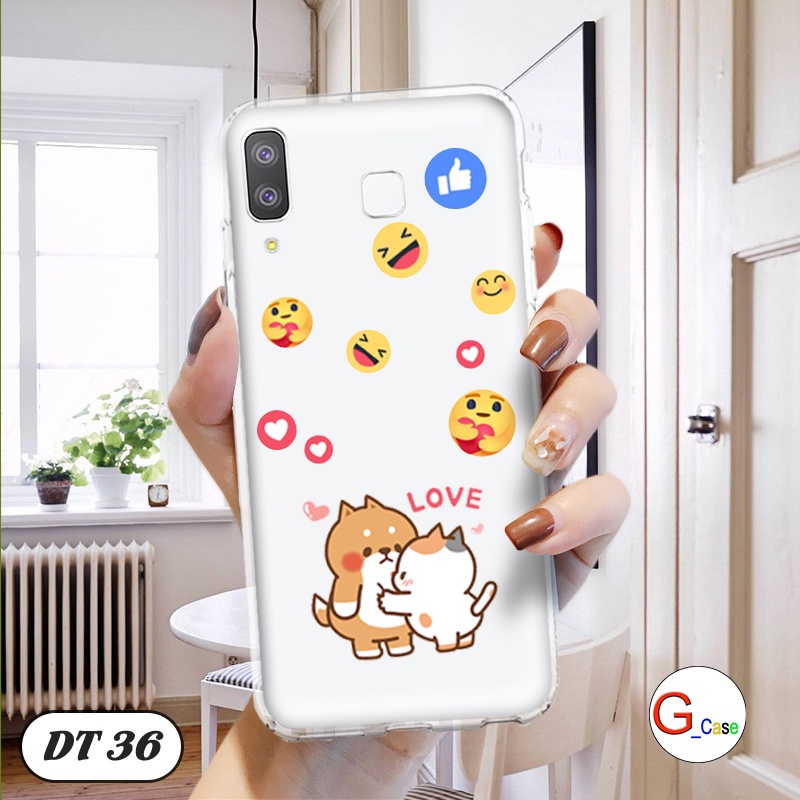 Ốp lưng điện thoại Samsung Galaxy A8 STAR/ A9 STAR dẻo trong in hình