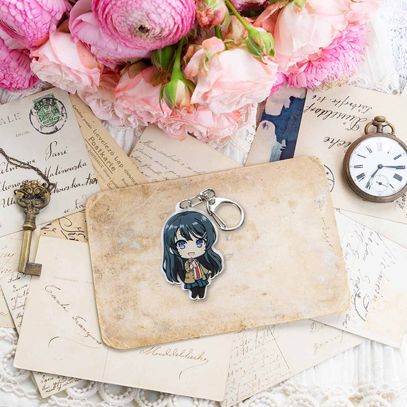 Móc khóa hoạt hình Liberty Anime Rascal Does Not Dream of Bunny Girl Senpai bằng acrylic