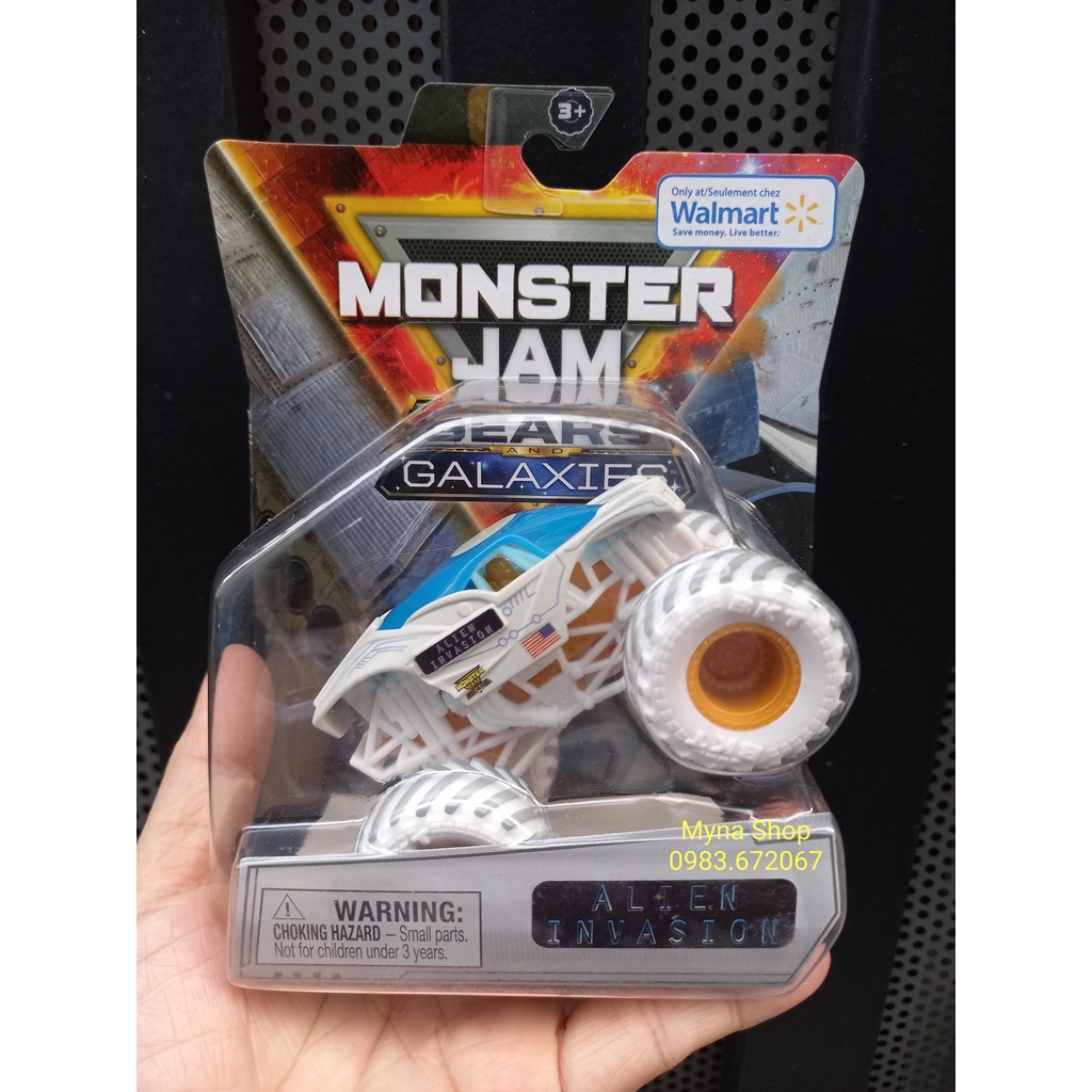 Đồ chơi xe địa hình Monster Jam tỉ lệ 1:64  full hộp đẹp, thích hợp làm quà tặng