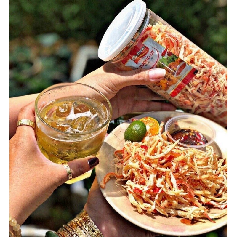 MỰC XÉ SỢI HẤP NƯỚC DỪA