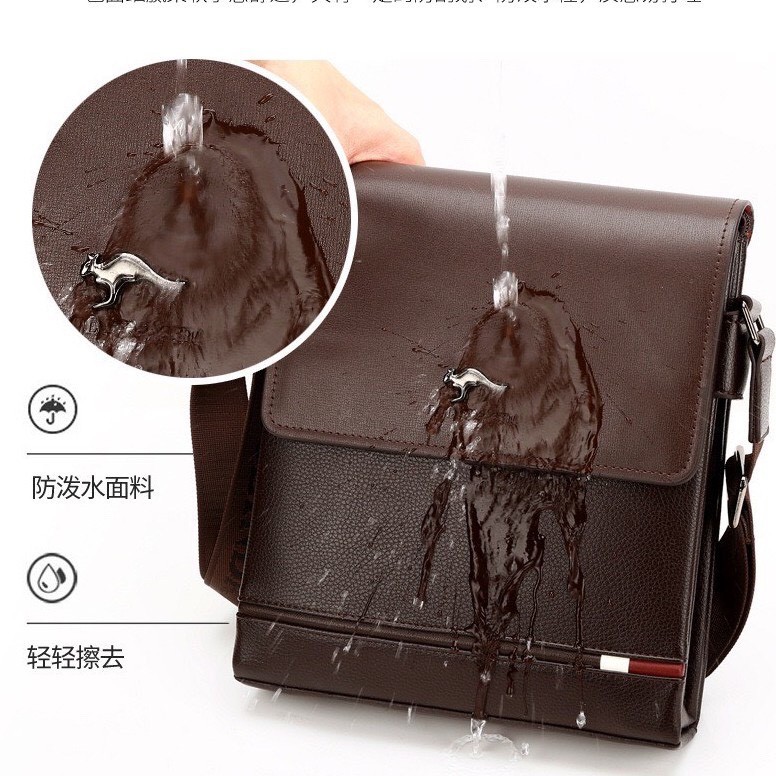 Túi đeo chéo nam da bò T75 BOLINDAISHU ̣27x23x5cm bảo hành 12 tháng  D.HSTORE