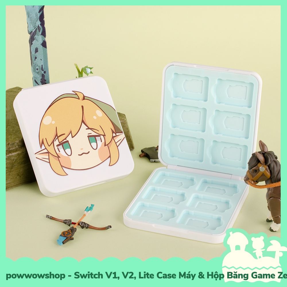 [Sẵn VN - Hỏa Tốc] Switch V1, V2, Lite Set Phụ Kiện Case Ốp Nintendo Switch V1, V2 , Lite &amp; Hộp Băng Game Zelda Lighter
