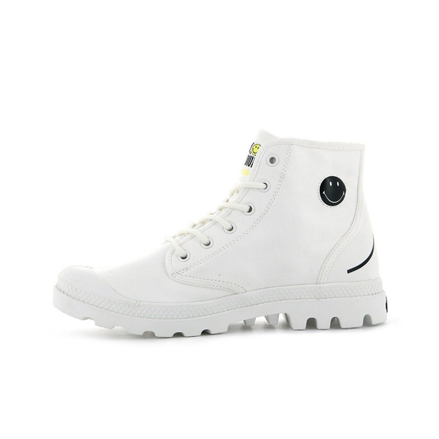 Giày Palladium Pampa Hi X Smiley Be Kind Vegan 77079-116-M