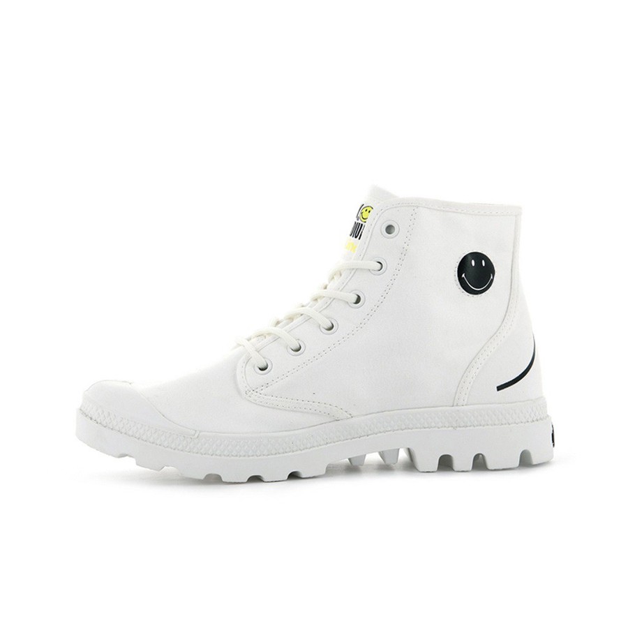 Giày Palladium Pampa Hi X Smiley Be Kind Vegan 77079-116-M