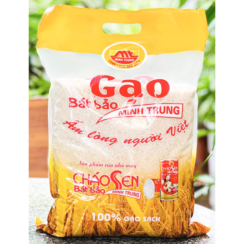 [Mã BMBAU50 giảm 50K đơn 150K] Gạo bát bảo Minh Trung bao 5kg gạo của người Việt - GAOBATBAO 5kg