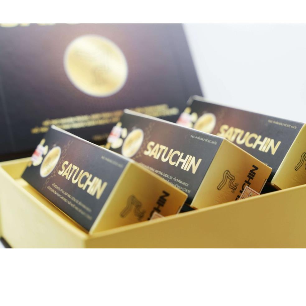 Viên sủi Satuchin - Hỗ trợ co búi trĩ, giúp bền thành mạch, hỗ trợ nhuận tràng (hộp 3 tuýp)