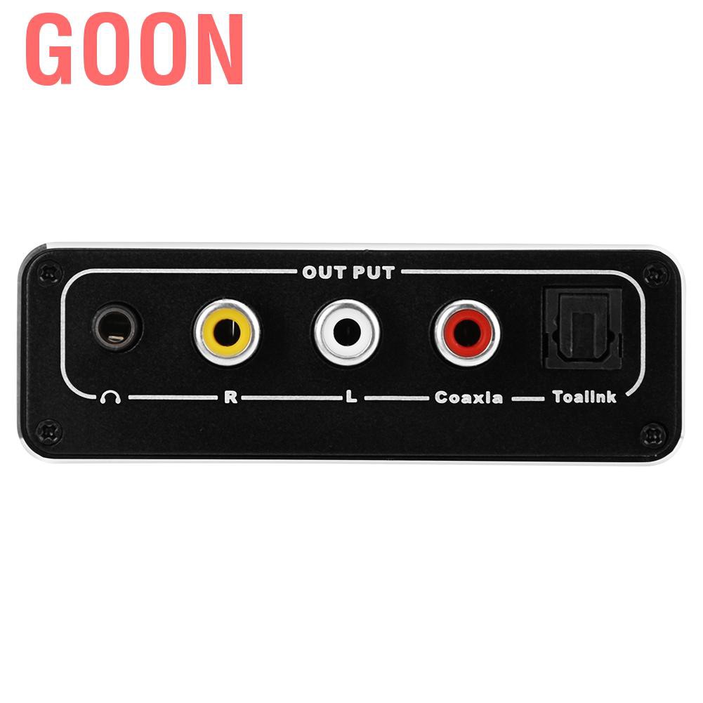 GOON CHANNEL Bộ Giải Mã Âm Thanh Kỹ Thuật Số 5.1 Kênh 3.5