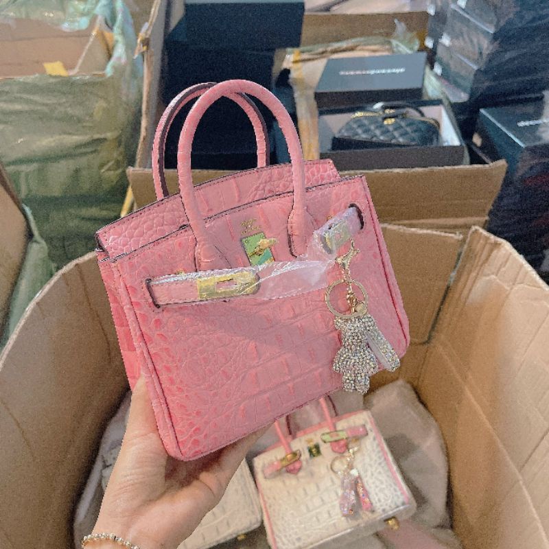 Túi H - M Size 20 & 25cm - Hình chụp thật