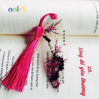 Bookmark Gân lá Mộc lan hình Hoa