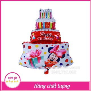 [ Sỉ & Lẻ ] Bóng Bánh Sinh Nhật 3 Tầng Mickey