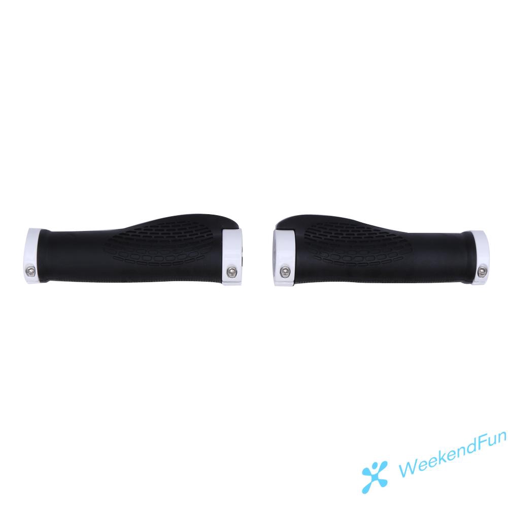 Ergonomic Rubber MTB Mountain Bike Bicycle Handlebar Grips Cycling Lock-On