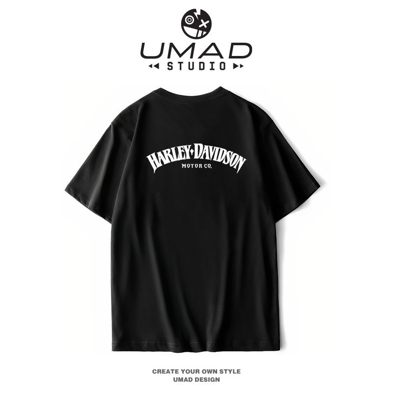 Áo thun UMAD unisex racing biker Harley Davison v.2 nam nữ tay ngắn có big size (40kg-110kg)