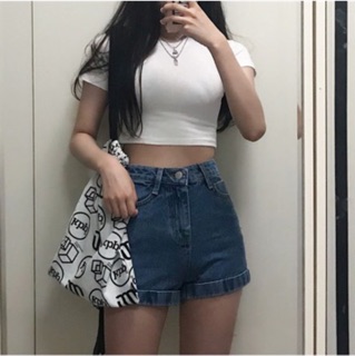 CROPTOP TRƠN TAY NGẮN