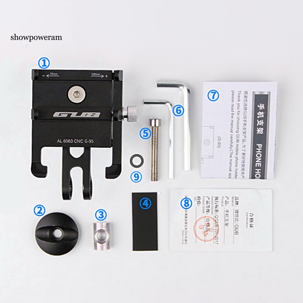 Giá Đỡ Điện Thoại GUB G-95 Gắn Ghi Đông Xe Đạp Tiết Kiệm Không Gian