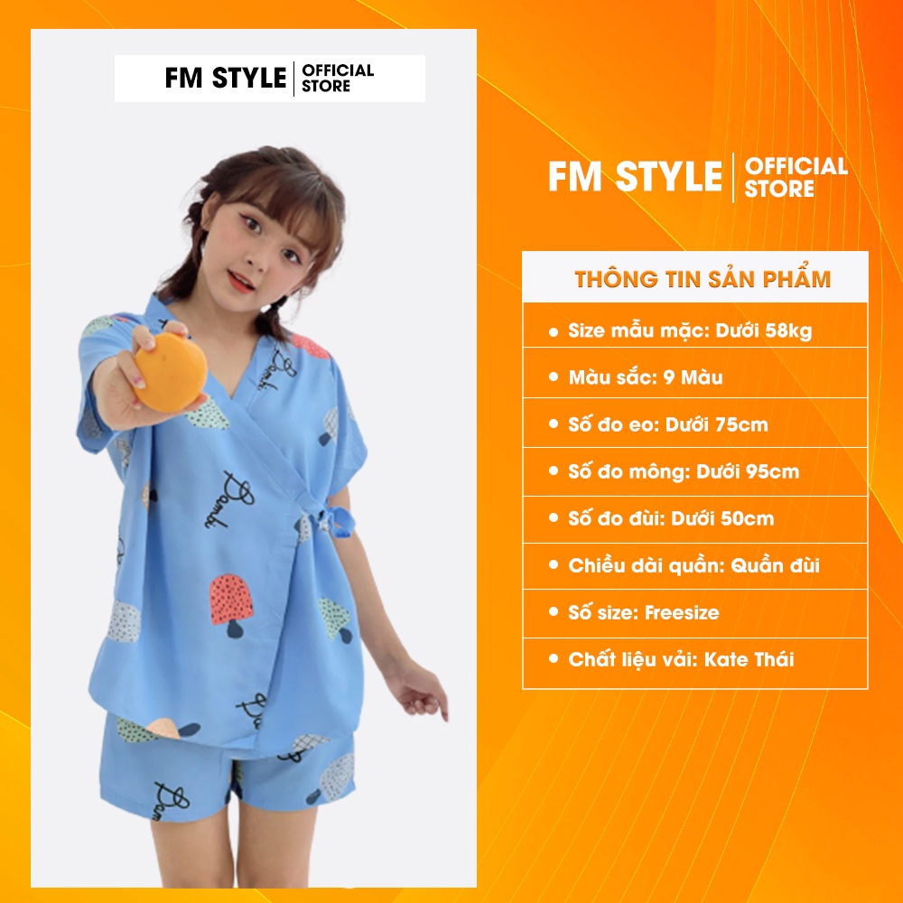 [Mã FMSTYLE30 giảm 10% đơn 99k] Đồ bộ Pijama nữ FM Style chất vải kate thái xịn, mềm mịn - thoáng mát 21060430 | BigBuy360 - bigbuy360.vn